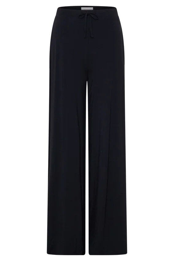 Dewi Wide Leg Modal Pants – Black Dewi Wide Leg Modal Pants – Black