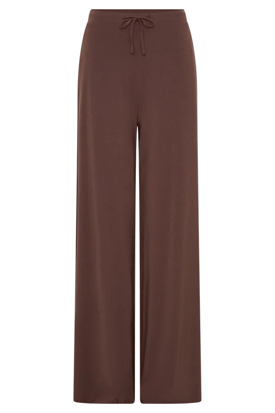 Dewi Wide Leg Modal Pants – Chocolate Dewi Wide Leg Modal Pants – Chocolate