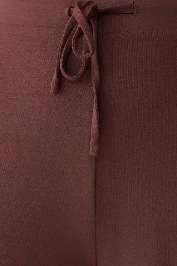 Dewi Wide Leg Modal Pants – Chocolate Dewi Wide Leg Modal Pants – Chocolate