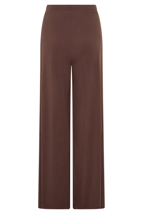 Dewi Wide Leg Modal Pants – Chocolate Dewi Wide Leg Modal Pants – Chocolate