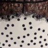 Dinah Lace And Satin Maxi Dress – Polkadot Dinah Lace And Satin Maxi Dress – Polkadot