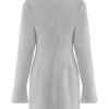 Dorian Fitted Shirt Mini Dress – Charcoal Marle Dorian Fitted Shirt Mini Dress – Charcoal Marle
