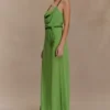 Elaine Chiffon Beaded Maxi Dress – Green Elaine Chiffon Beaded Maxi Dress – Green