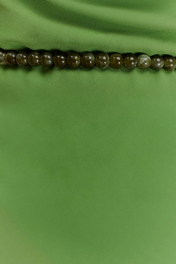Elaine Chiffon Beaded Maxi Dress – Green Elaine Chiffon Beaded Maxi Dress – Green