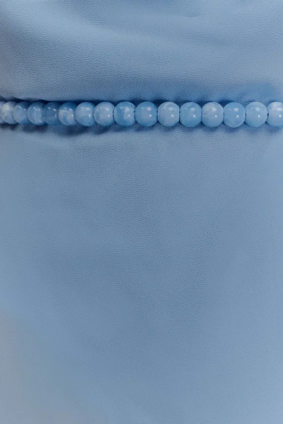 Elaine Chiffon Beaded Maxi Dress – Sky Blue Elaine Chiffon Beaded Maxi Dress – Sky Blue