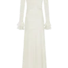 Electra Slinky Lace Maxi Dress – Ivory