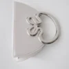 Elianne Satin Frame Clutch Bag – White Elianne Satin Frame Clutch Bag – White