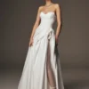 Elizabeth Strapless Corset Maxi Dress – White Elizabeth Strapless Corset Maxi Dress – White