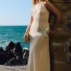 Ellington Knit Maxi Dress With Sequin – Ivory