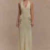 Ellington Knit Maxi Dress With Sequin – Ivory