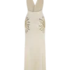 Ellington Knit Maxi Dress With Sequin – Ivory