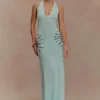 Ellington Knit Maxi Dress With Sequin – Lagoon