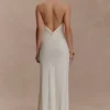 Elyna Slinky Halter Maxi Dress – Ivory Elyna Slinky Halter Maxi Dress – Ivory