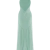 Elyna Slinky Halter Maxi Dress – Lagoon