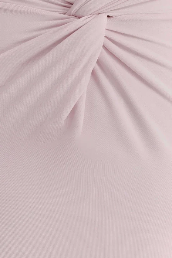 Elyna Slinky Halter Maxi Dress – Pale Pink Elyna Slinky Halter Maxi Dress – Pale Pink