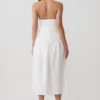 Emery Multi-Wear Cotton Midi Dress – White Emery Multi-Wear Cotton Midi Dress – White