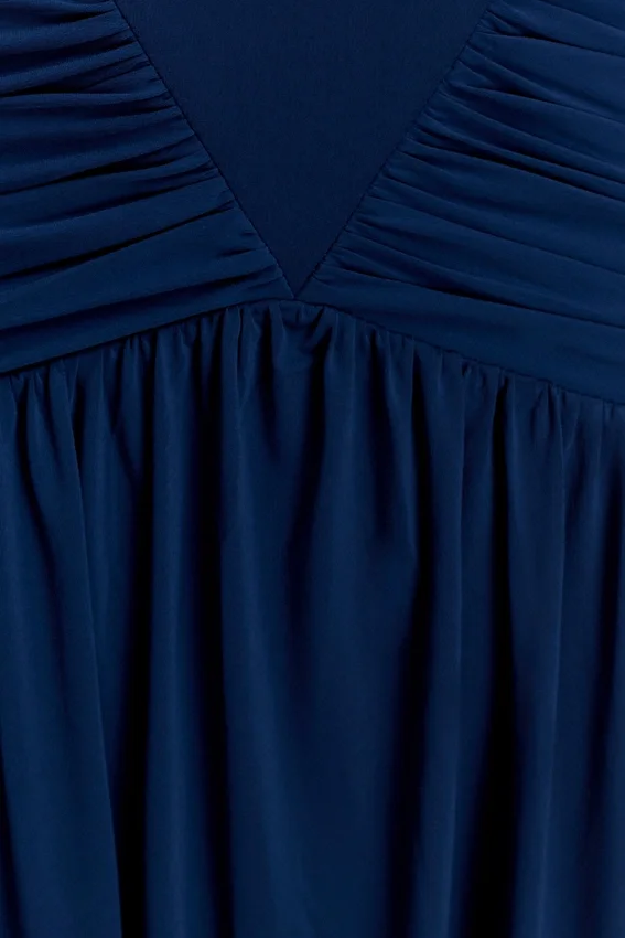 Emory Jersey Cape Maxi Dress – Navy Emory Jersey Cape Maxi Dress – Navy