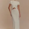 Eris Scuba Jersey Maxi Skirt – Ivory Eris Scuba Jersey Maxi Skirt – Ivory