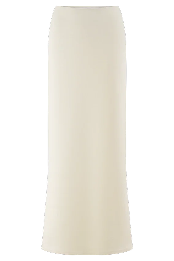 Eris Scuba Jersey Maxi Skirt – Ivory Eris Scuba Jersey Maxi Skirt – Ivory