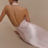 Esther Iridescent Satin Cowl Maxi Dress – Pale Pink Esther Iridescent Satin Cowl Maxi Dress – Pale Pink