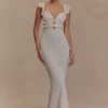 Ezra Lace Maxi Dress – Ivory