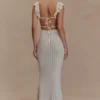 Ezra Lace Maxi Dress – Ivory