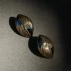 Felicity Mixed Metal Oval Earrings – Gold Felicity Mixed Metal Oval Earrings – Gold