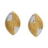 Felicity Mixed Metal Oval Earrings – Gold Felicity Mixed Metal Oval Earrings – Gold
