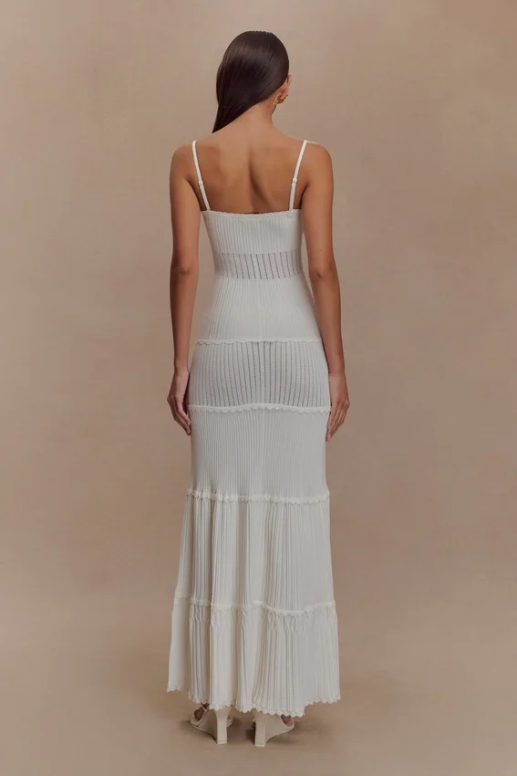 Finley Pointelle Knit Maxi Dress – Ivory Finley Pointelle Knit Maxi Dress – Ivory