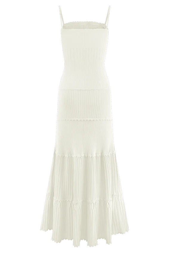 Finley Pointelle Knit Maxi Dress – Ivory Finley Pointelle Knit Maxi Dress – Ivory