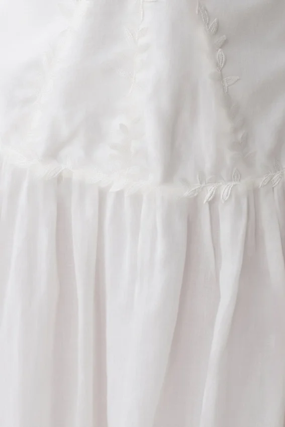 Fiona Linen Halter Maxi Dress – White Fiona Linen Halter Maxi Dress – White