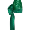 Franka Strapless Bow Mini Dress – Emerald