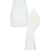 Franka Strapless Bow Mini Dress – White