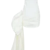 Franka Strapless Bow Mini Dress – White