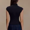 Freesia High Neck Sleeveless Top – Black Freesia High Neck Sleeveless Top – Black