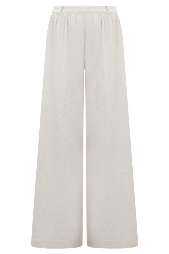 Gabby Straight Leg Linen Pants – Natural Gabby Straight Leg Linen Pants – Natural