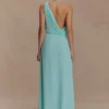 Galia Cowl Neck Maxi Dress – Lagoon