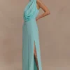 Galia Cowl Neck Maxi Dress – Lagoon