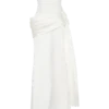 Galia Satin Corset Gown – White Galia Satin Corset Gown – White