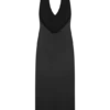 Genie Slinky Halter Midi Dress – Black Genie Slinky Halter Midi Dress – Black