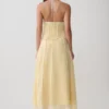 Georgia Panelled Midi Skirt – Butter