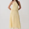 Georgia Panelled Midi Skirt – Butter