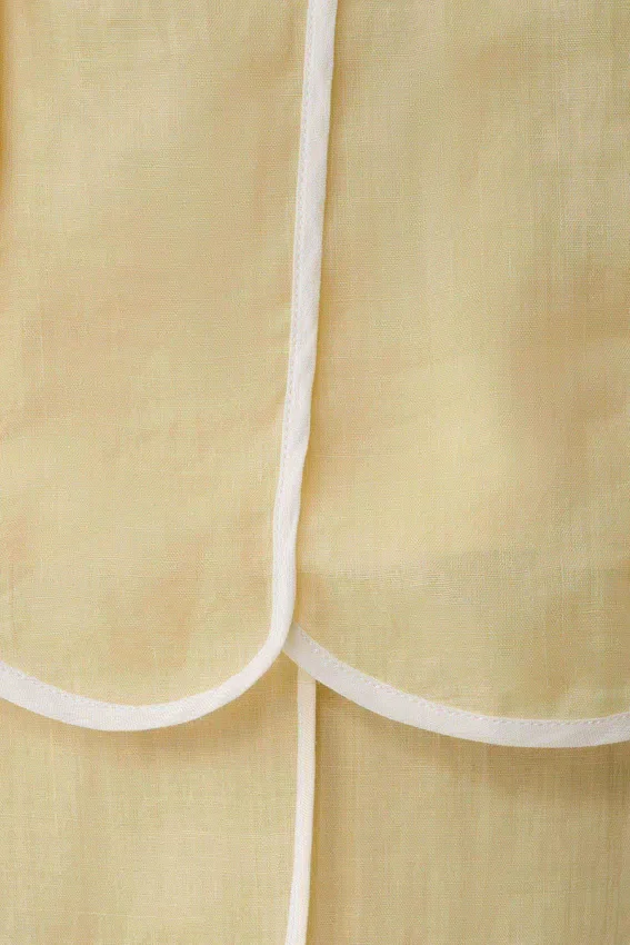 Georgia Panelled Halter Sleeveless Top – Butter Georgia Panelled Halter Sleeveless Top – Butter