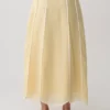 Georgia Panelled Midi Skirt – Butter