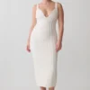 Gia Bandage Knit Midi Dress – Ivory Gia Bandage Knit Midi Dress – Ivory