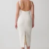 Gia Bandage Knit Midi Dress – Ivory Gia Bandage Knit Midi Dress – Ivory