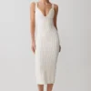 Gia Bandage Knit Midi Dress – Ivory Gia Bandage Knit Midi Dress – Ivory