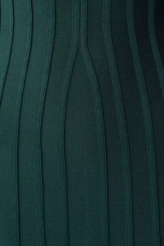 Gia Bandage Knit Midi Dress – Teal Gia Bandage Knit Midi Dress – Teal