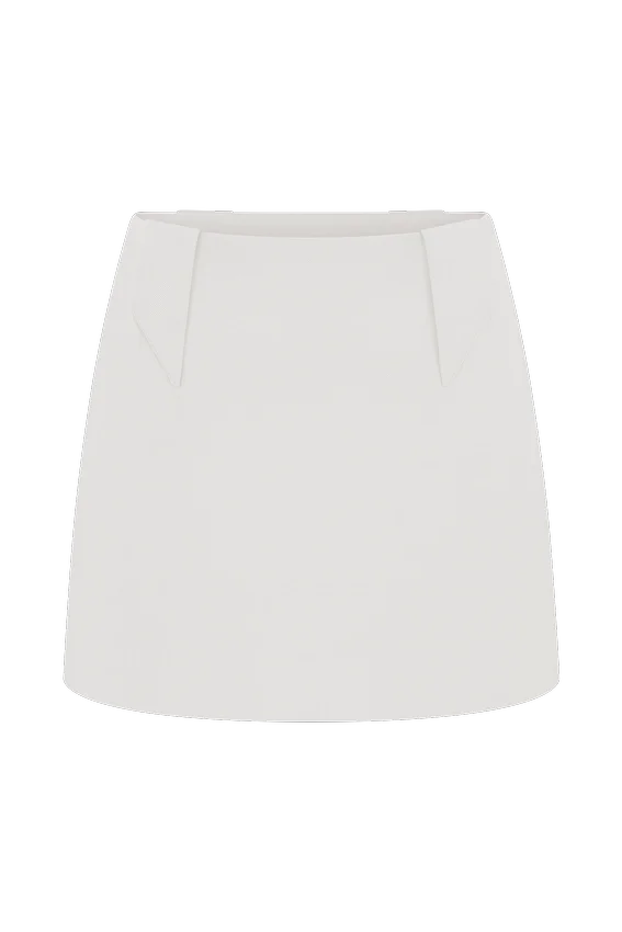 Gina Suiting Mini Skirt – Ivory Gina Suiting Mini Skirt – Ivory