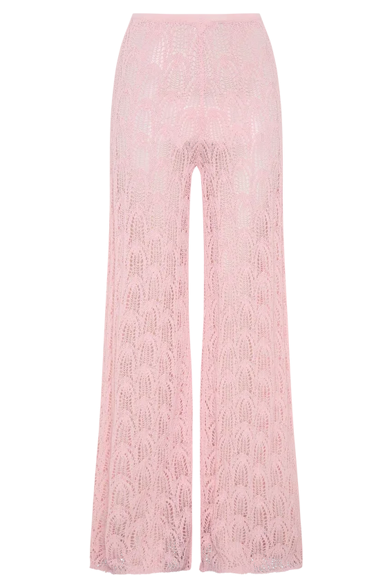 Glinda Crochet Pants – Baby Pink Glinda Crochet Pants – Baby Pink